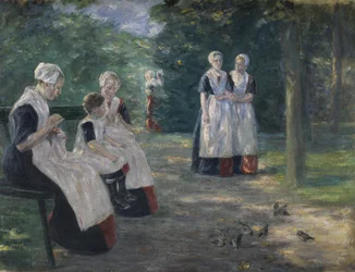 Garden of the Municipal Orphanage in Amsterdam